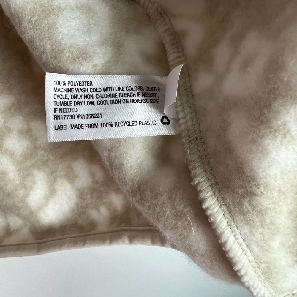 NWT All In Motion Sherpa Jacket Beige Leopard Size Small S NEW - Picture 9 of 13